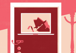 Incognito depiction of a malicious person