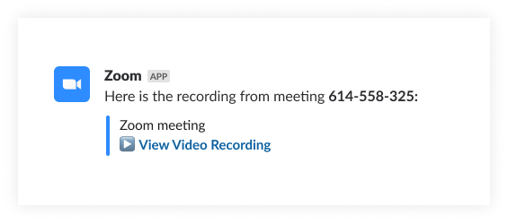 Condividi automaticamente i dettagli e le registrazioni delle riunioni Zoom
