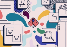 An illustration showing multiple Slack workspaces coming together.