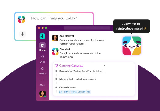 Slackbot responds to a question via DM